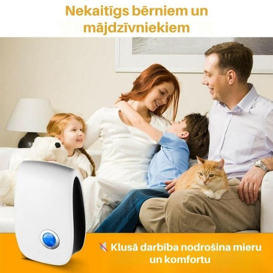 Ultraskaņas kaitēkļu atbaidīšanas ierīce – droša aizsardzība bez ķimikālijām