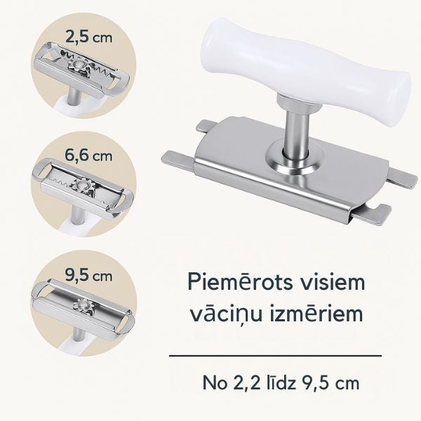 Universāls burku un pudeļu attaisāmais (viegla atvēršana bez piepūles)