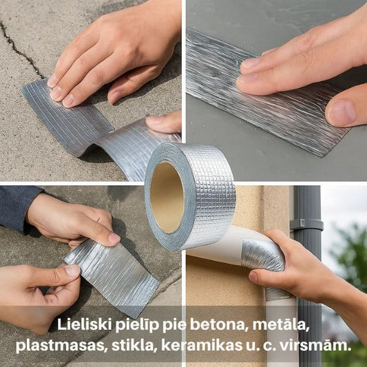 Blīvēšanas lente ar butilu – izturīga pret ūdeni un karstumu