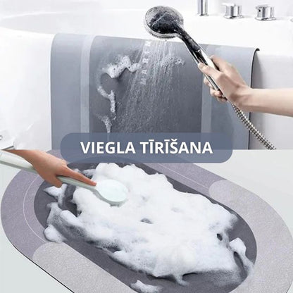 Super absorbējošs vannas istabas paklājiņš