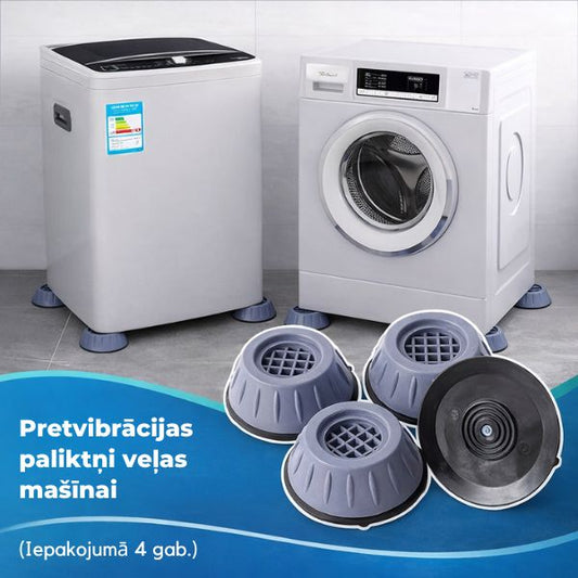 Pretvibrācijas paliktņi veļas mašīnai (iepakojumā 4 gab.)