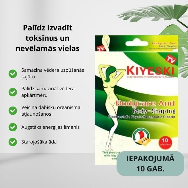 Detoksikācijas plāksteri vēderam (iepakojumā 10 gab.)