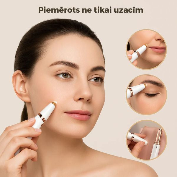 Uzacu veidošanas un matiņu noņemšanas ierīce