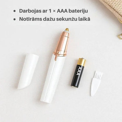 Uzacu veidošanas un matiņu noņemšanas ierīce